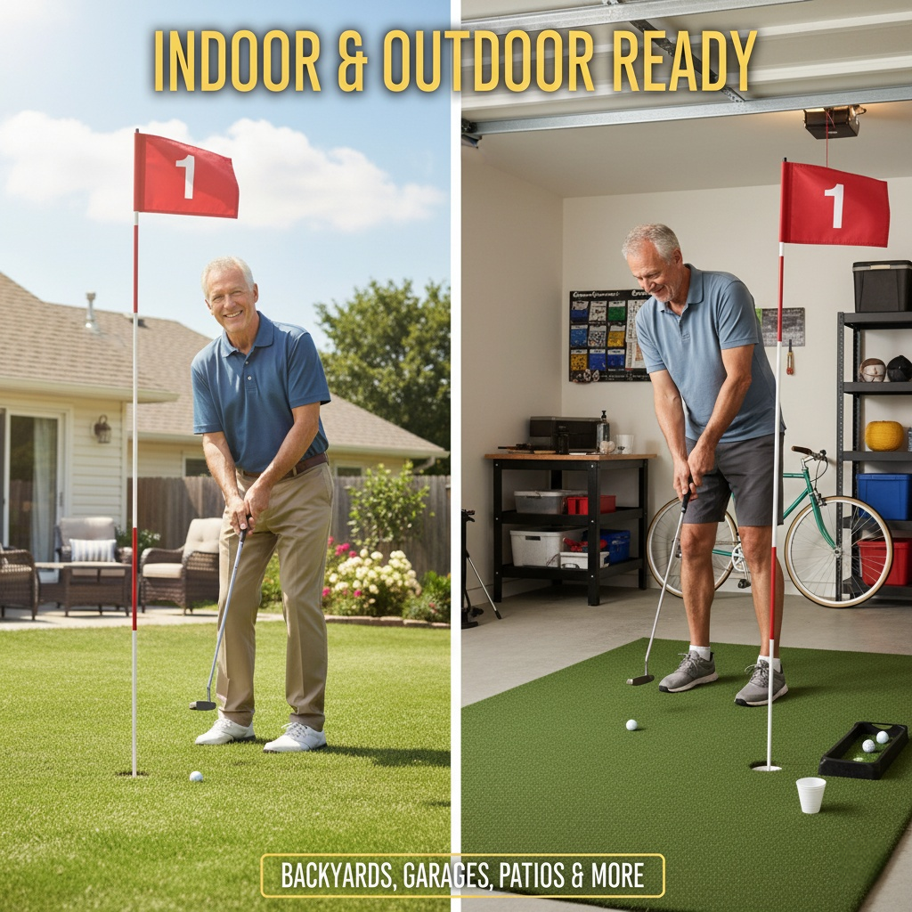 ⛳The Pro-Grade 6ft Backyard Golf System