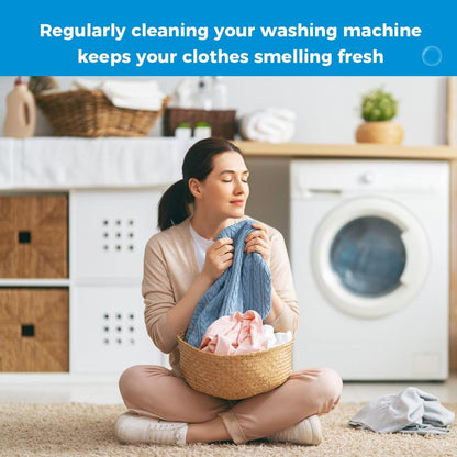 Washing machine cleaner and descaler
