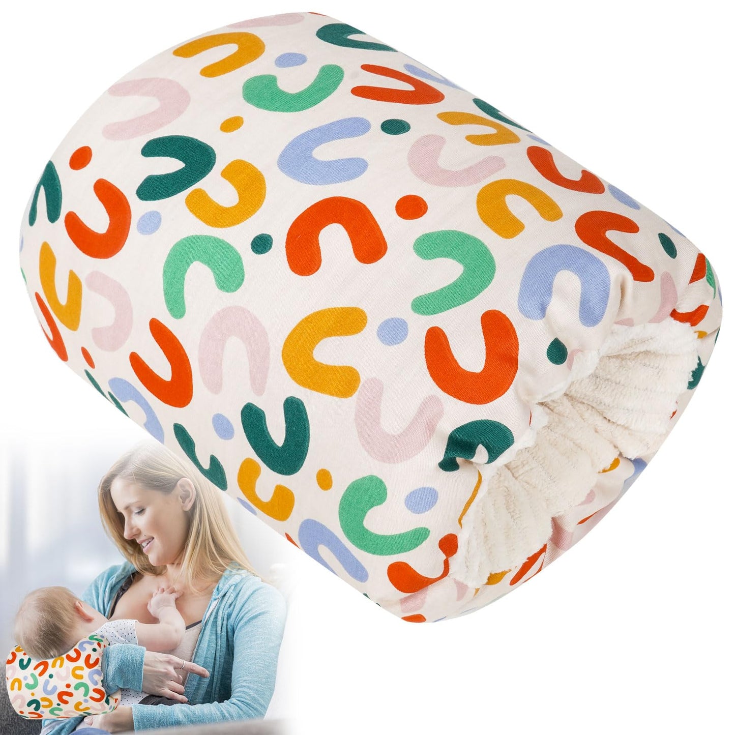 Baby nursing arm pillow, made of soft cotton
