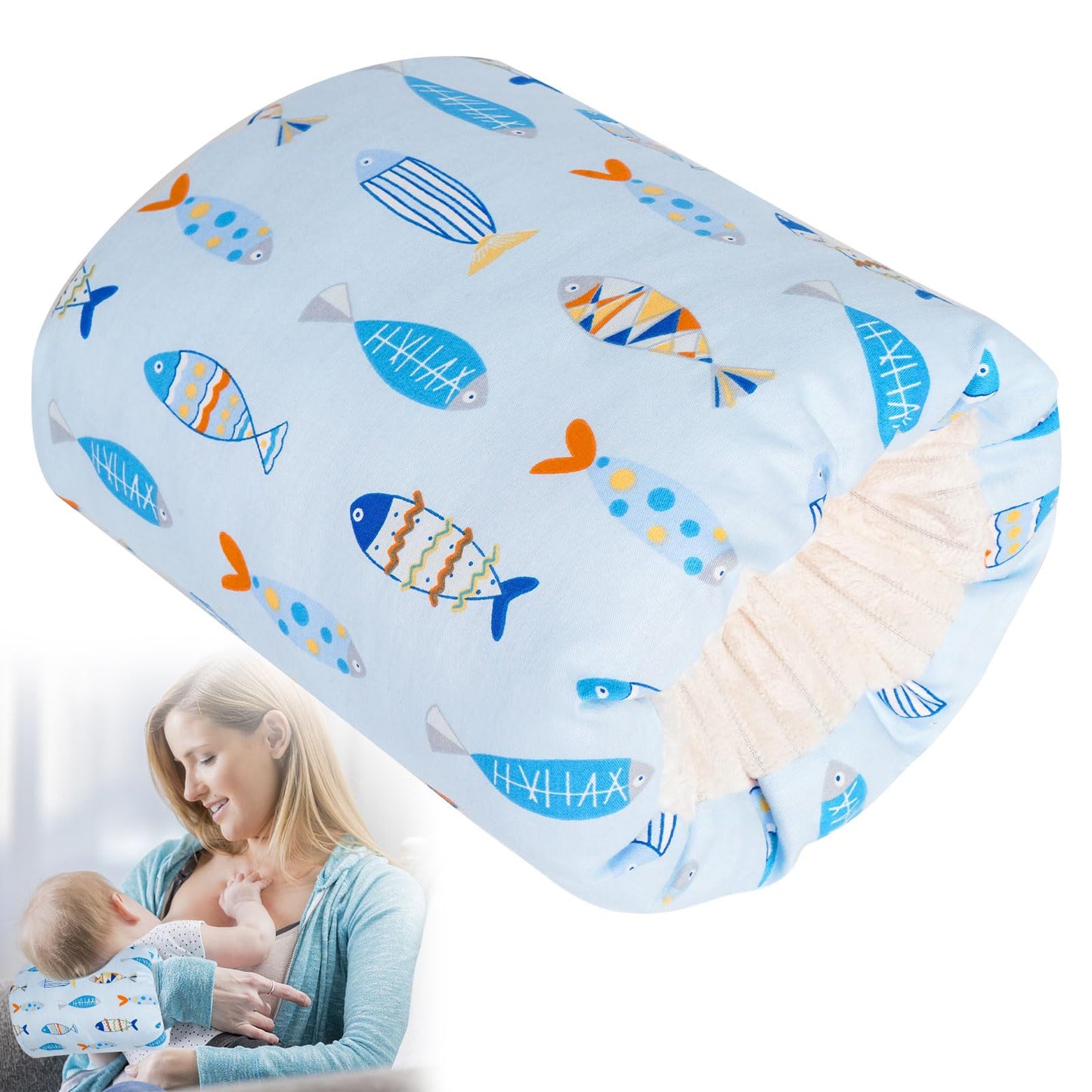 Baby nursing arm pillow, made of soft cotton
