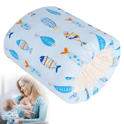 Baby nursing arm pillow, made of soft cotton