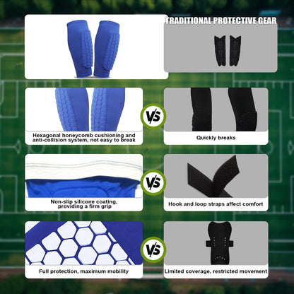 Professional shockproof shin guards integrated design