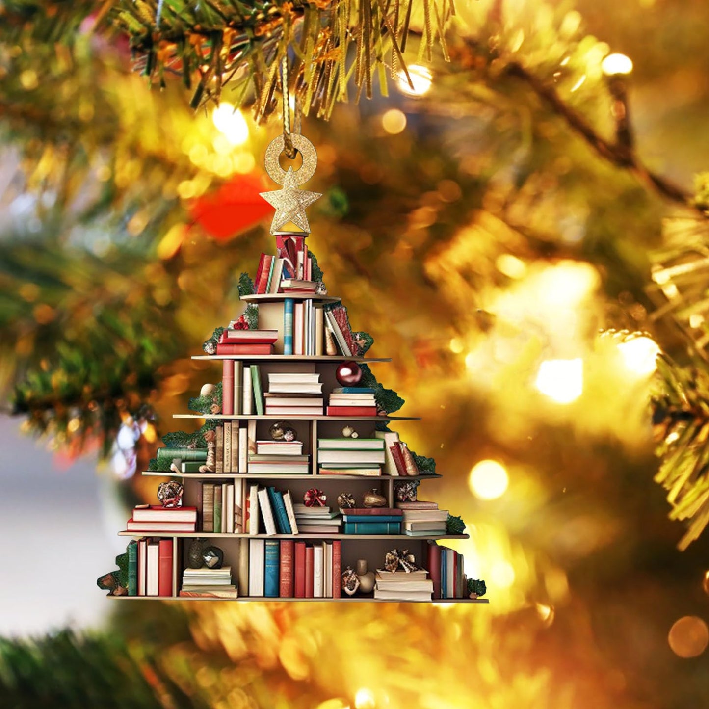 Rockin' Around The Guitar Christmas Tree Ornament