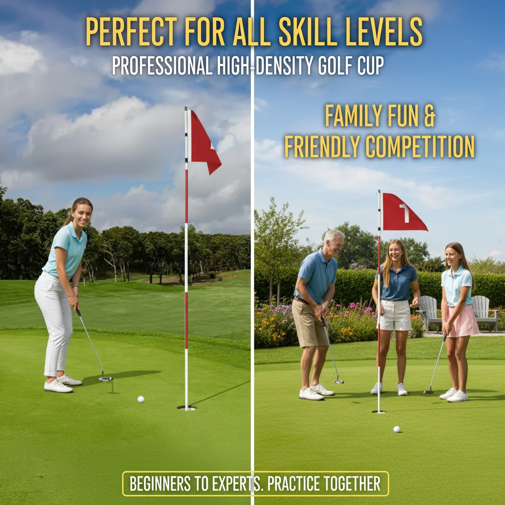 ⛳The Pro-Grade 6ft Backyard Golf System