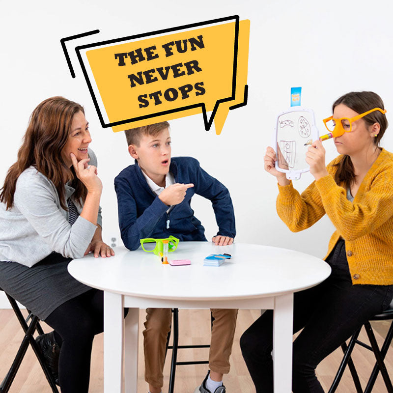 49% discount on the last day-Pencil Nose Family Drawing Game