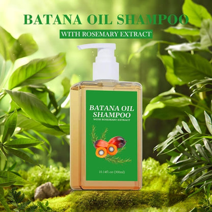 🌿 Batana & Rosemary Shampoo | Hair Thickening Duo ✨ Fluffy & Frizz-Free