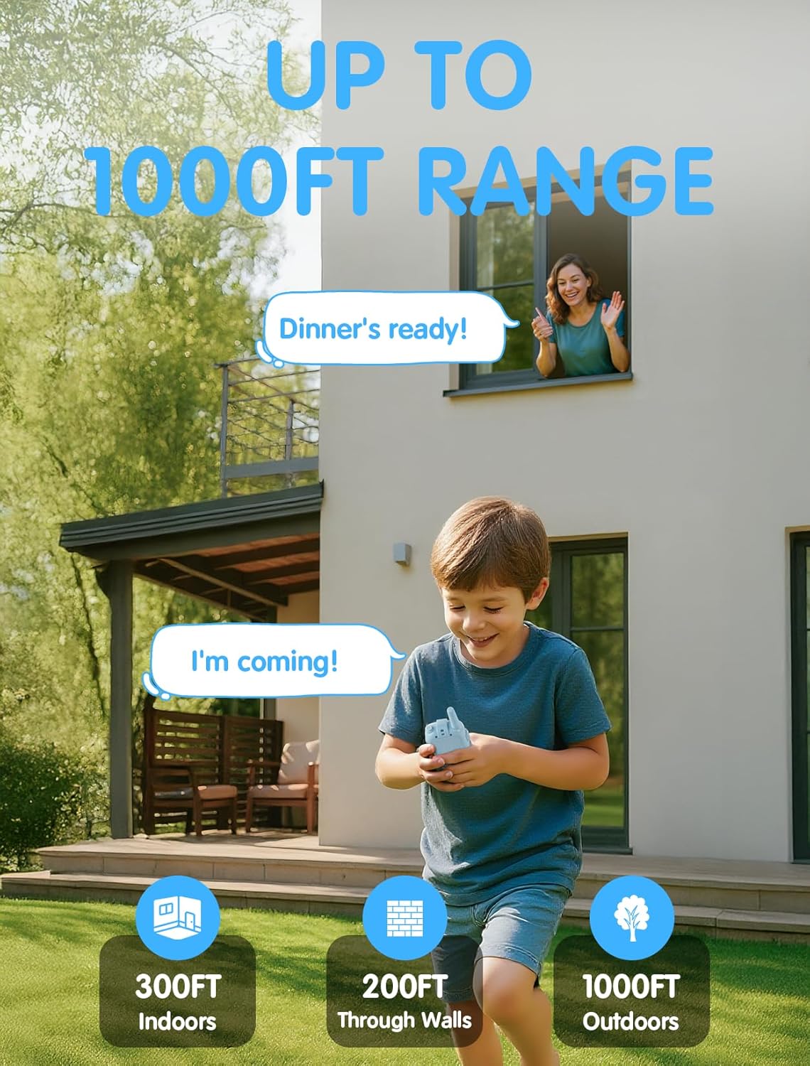 Children's walkie-talkie with video