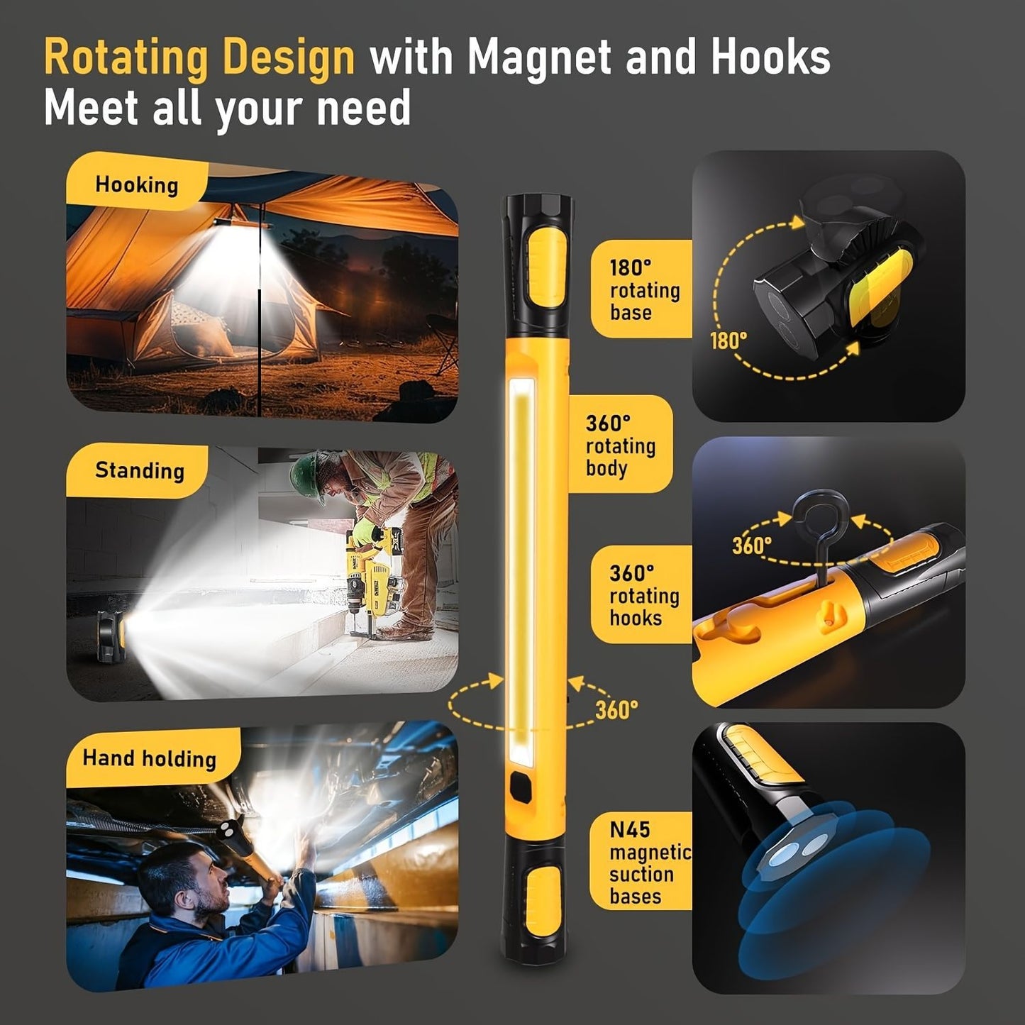 Rechargeable Mechanic Work Light
