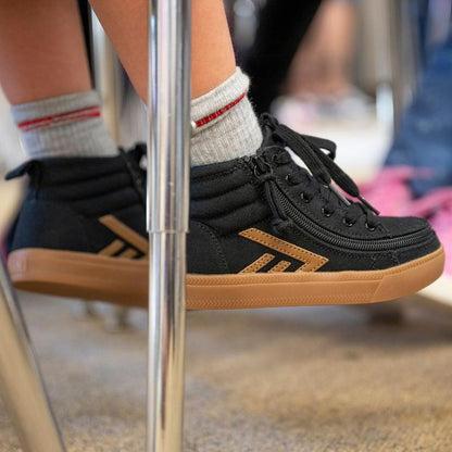 Children's/Toddler's high-top shoes with zippers