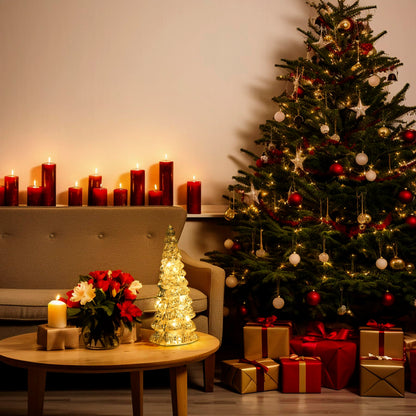 🌲Battery Operated Set of 5 Crystal Trees✨