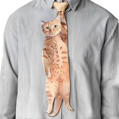 Fun cat-shaped tie