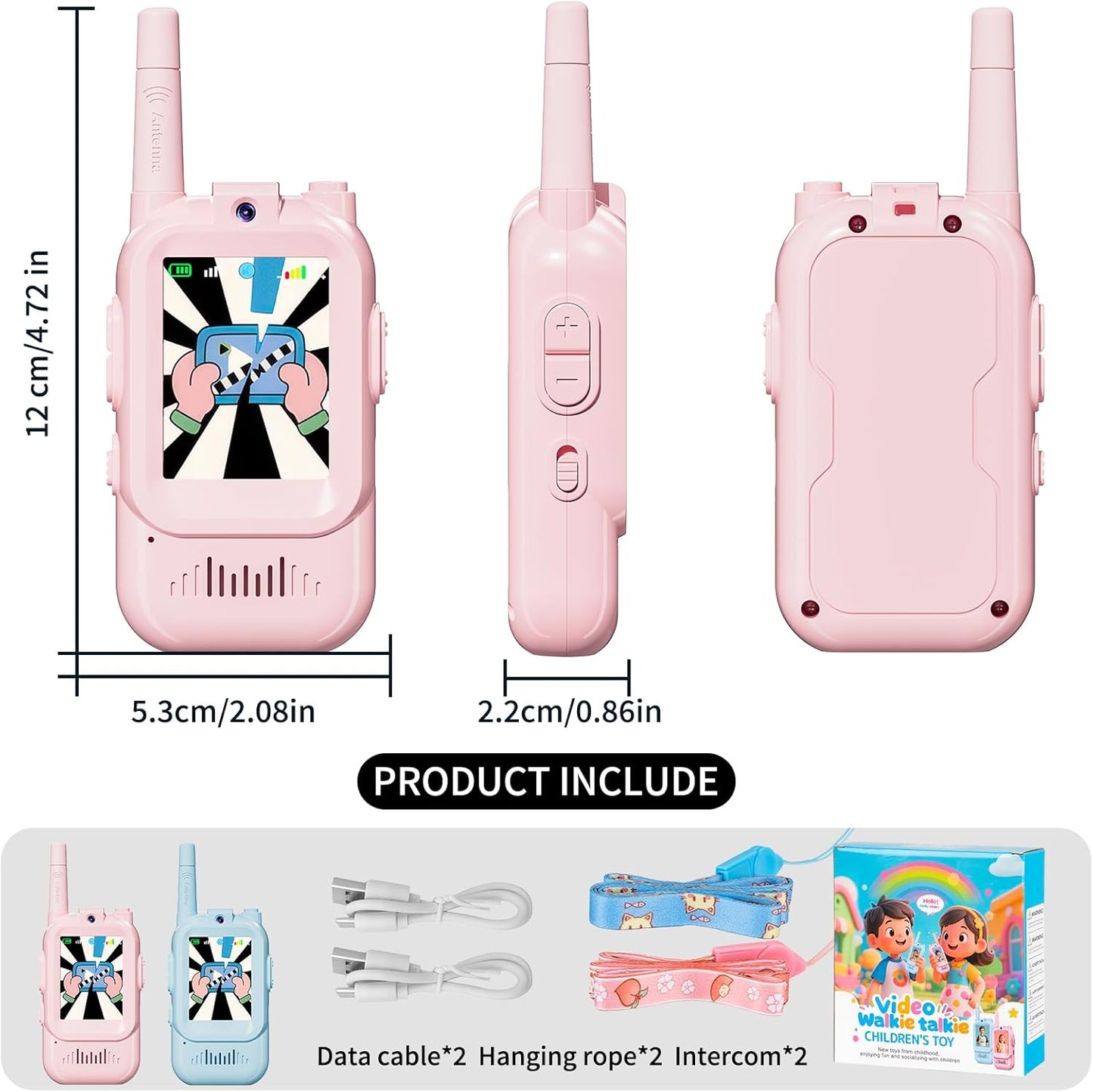 Children's walkie-talkie with video