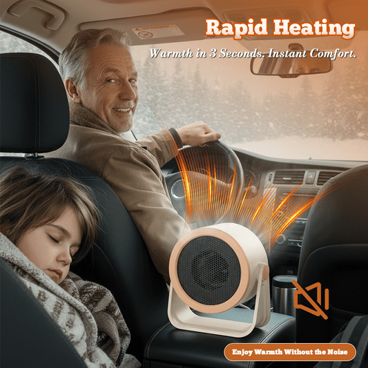 2025 New Hot Air Blower Mini Radiator Energy Efficient Winter Warmer Warmth Convenience Compact Design Low Energy Consumption