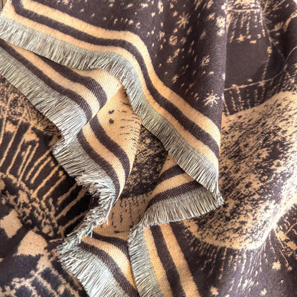 ✨Starry Sky Pattern Fringe Scarf
