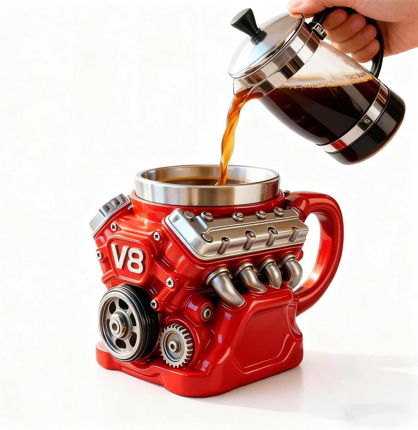 ⚡✨Ultimate V8 Engine Gift Mug & A Gearhead's Dream
