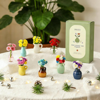 🌺Cute Tiny Plant Vase Fridge Magnets