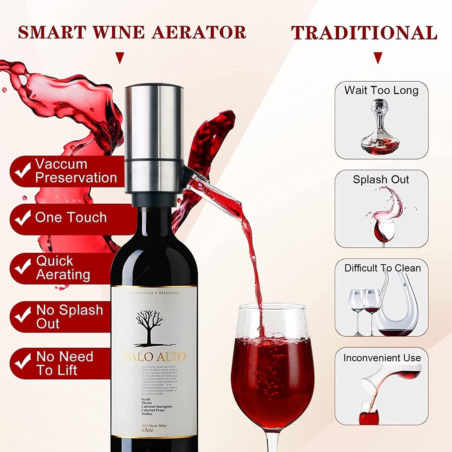 2026 NEW Automatic Wine Aerator Pourer Spout