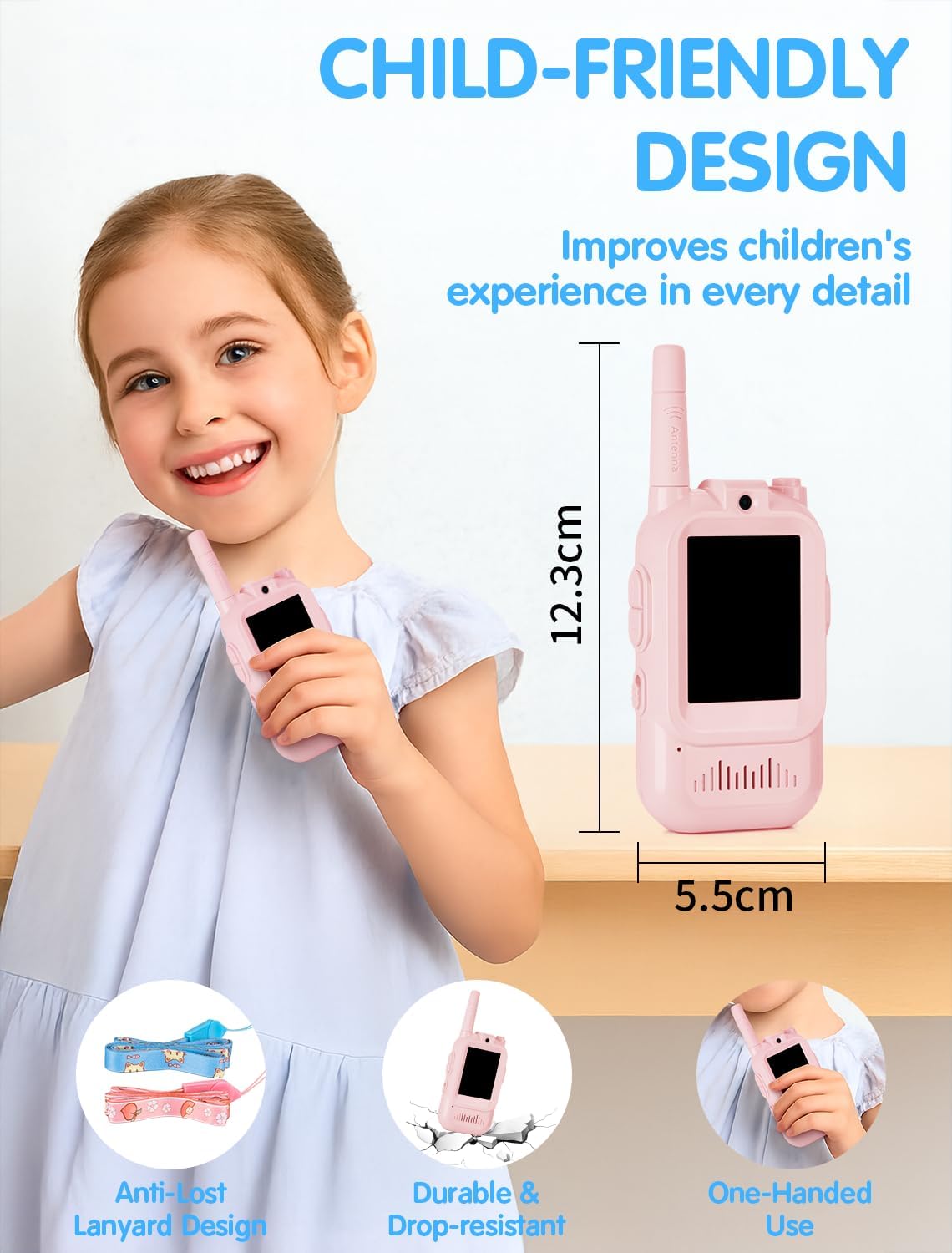 Children's walkie-talkie with video