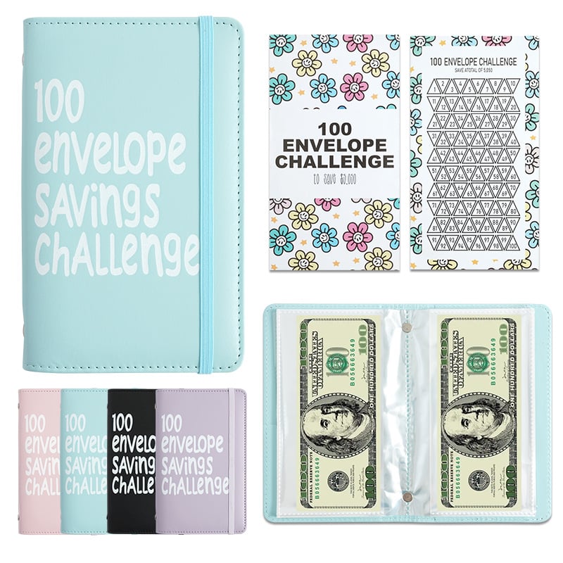 🔥LAST DAY 49％ OFF🔥--✉️100 Envelope Savings Challenge Book