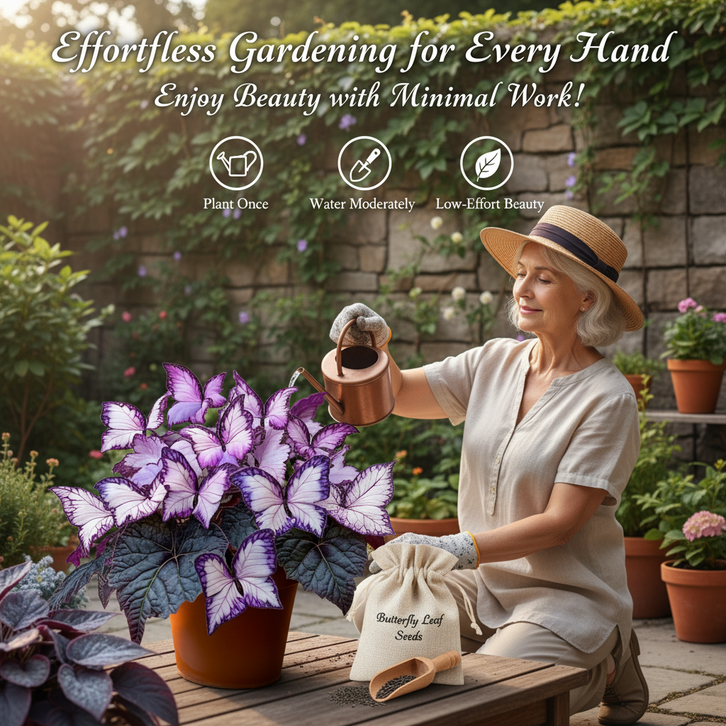 🦋 Butterfly Leaf Hosta Seeds: Add a Touch of Whimsy to Your Garden!