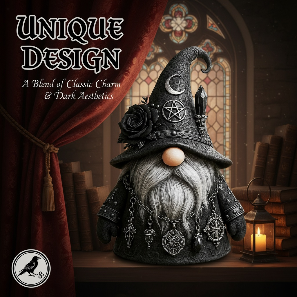 🔥 Black Friday 50% OFF--🖤Gothic Gnome