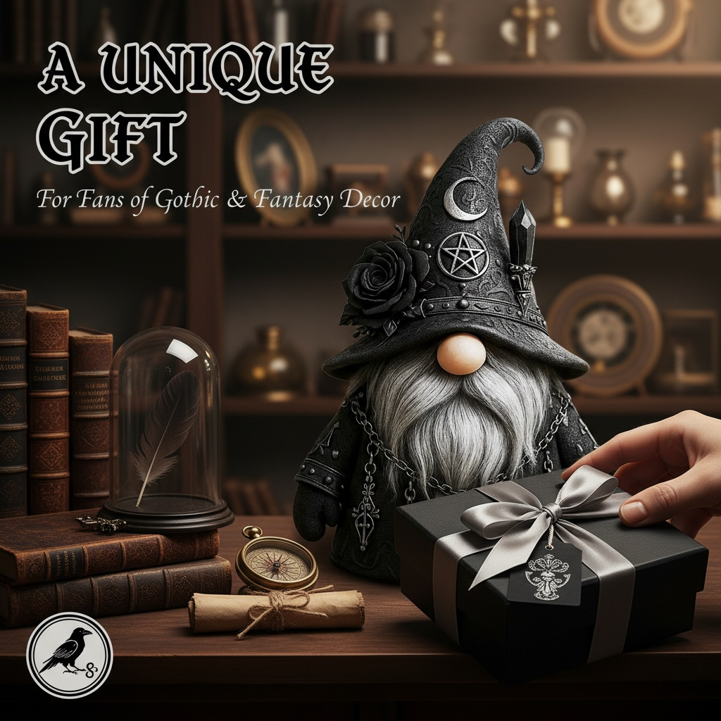 🔥 Black Friday 50% OFF--🖤Gothic Gnome