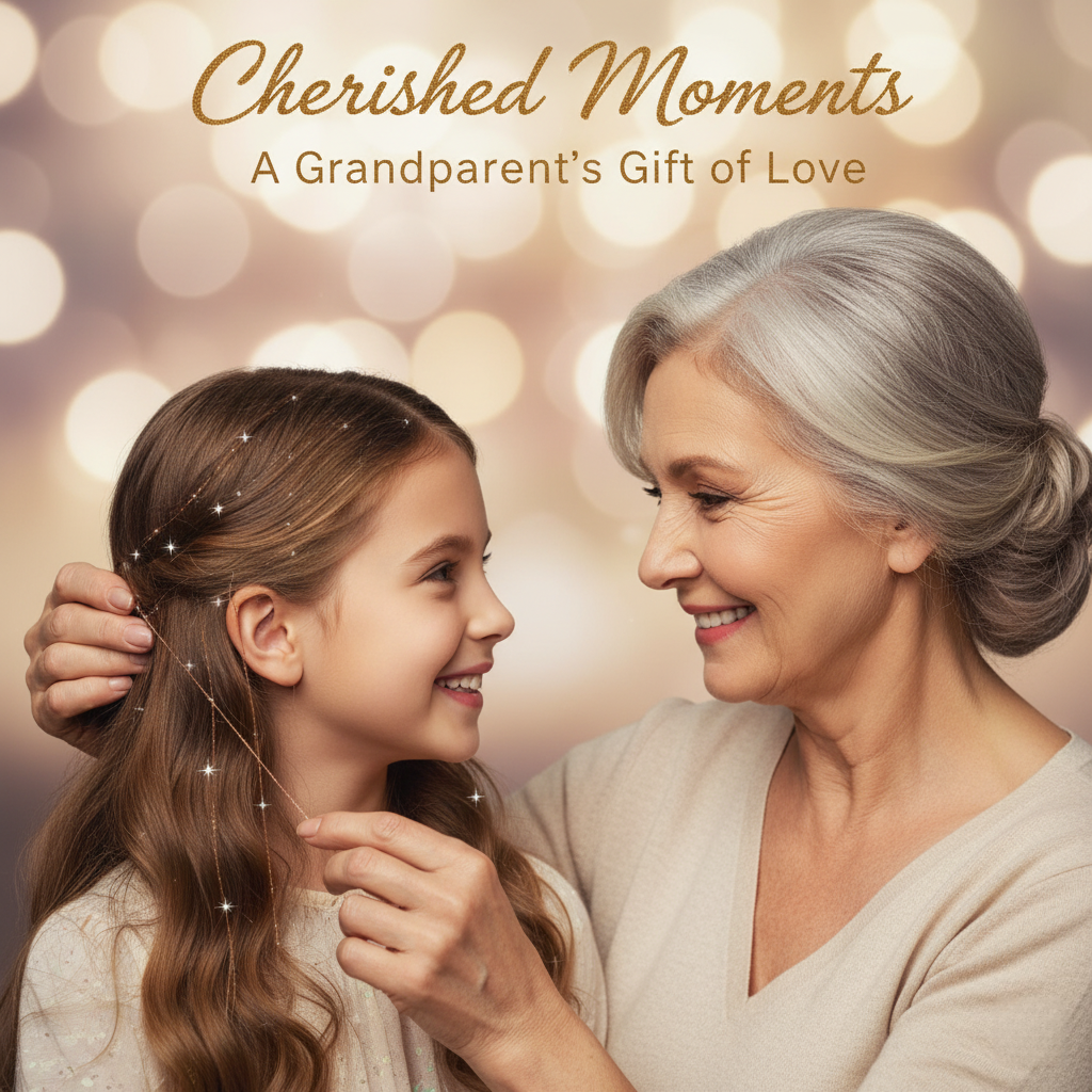 🎀 Rainbow Glitter Hair Clips Set