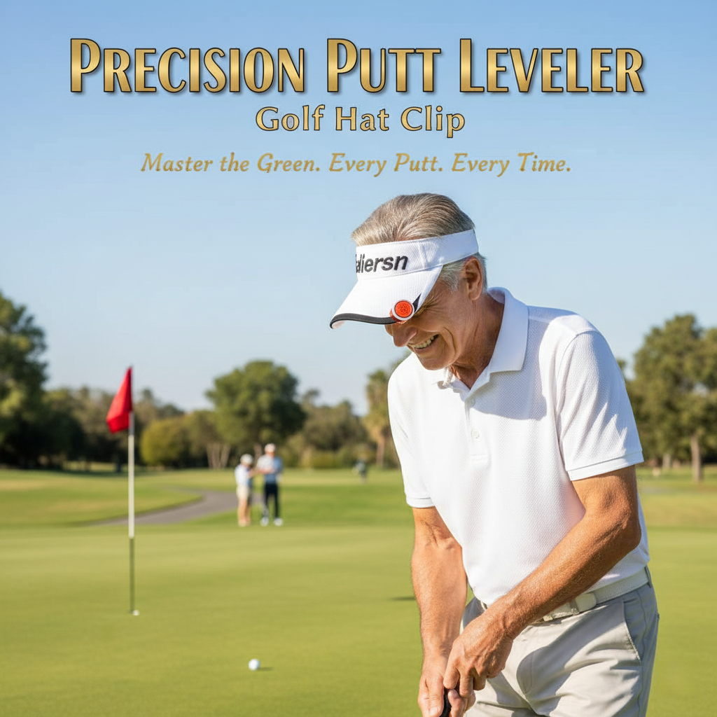 🔥(Golf trainer)Golf Ball Marker Round Cap Clip Mark with Level Function
