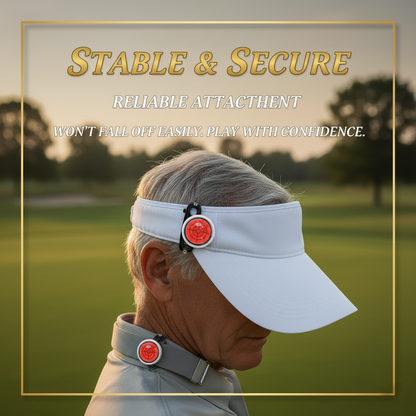 🔥(Golf trainer)Golf Ball Marker Round Cap Clip Mark with Level Function