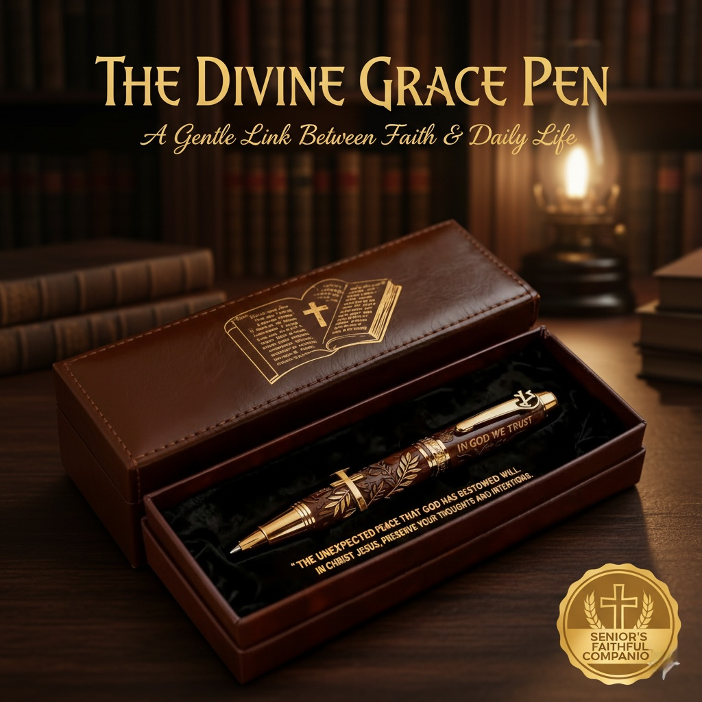 🔥LAST DAY 49% OFF - ✝️ "God's Blessing" Bible Commemorative Pen🖋️