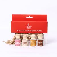 Red gift box 4 bottles