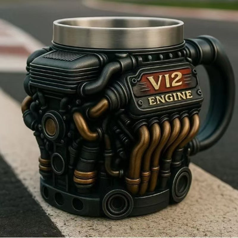 ⚡✨Ultimate V8 Engine Gift Mug & A Gearhead's Dream