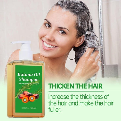🌿 Batana & Rosemary Shampoo | Hair Thickening Duo ✨ Fluffy & Frizz-Free