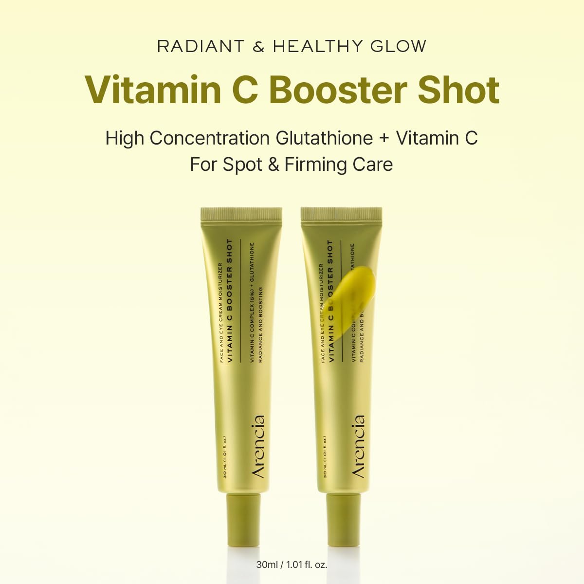 Vitamin C serum containing glutathione