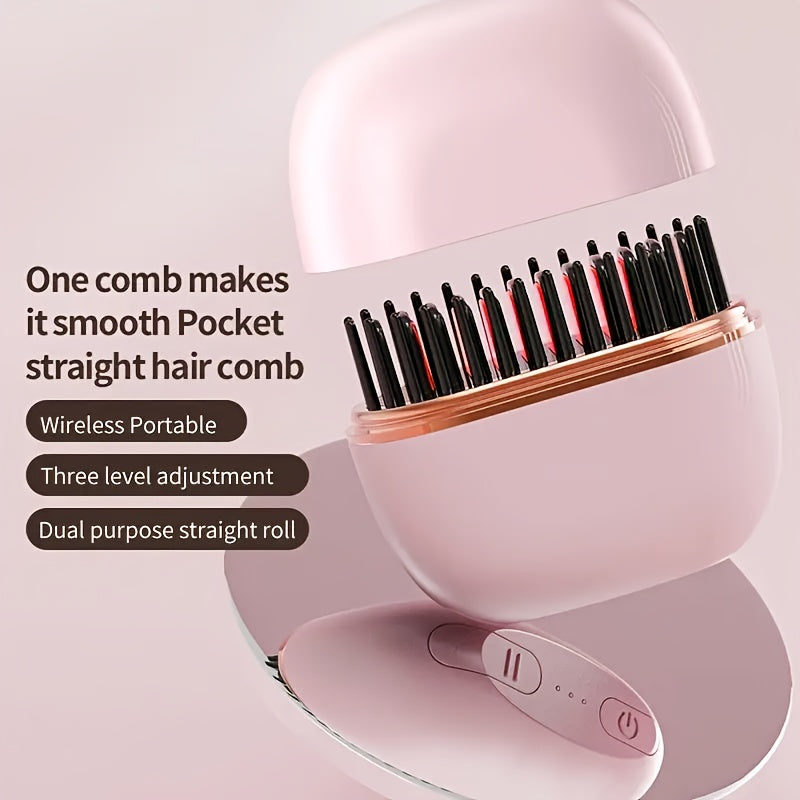 🔥Mini Cordless Straightening Brush🔥