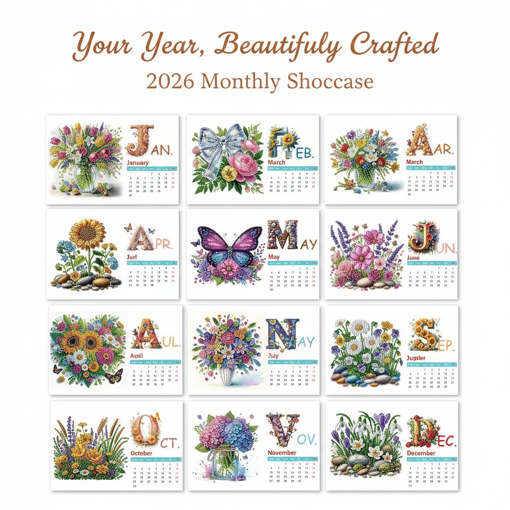 Brilliant Year Diamond Art Calendar