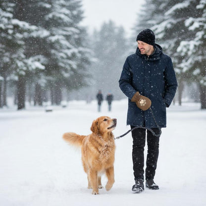 🐾Dog Leash with Thermal Mitten