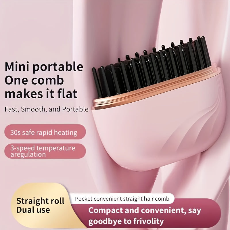 🔥Mini Cordless Straightening Brush🔥