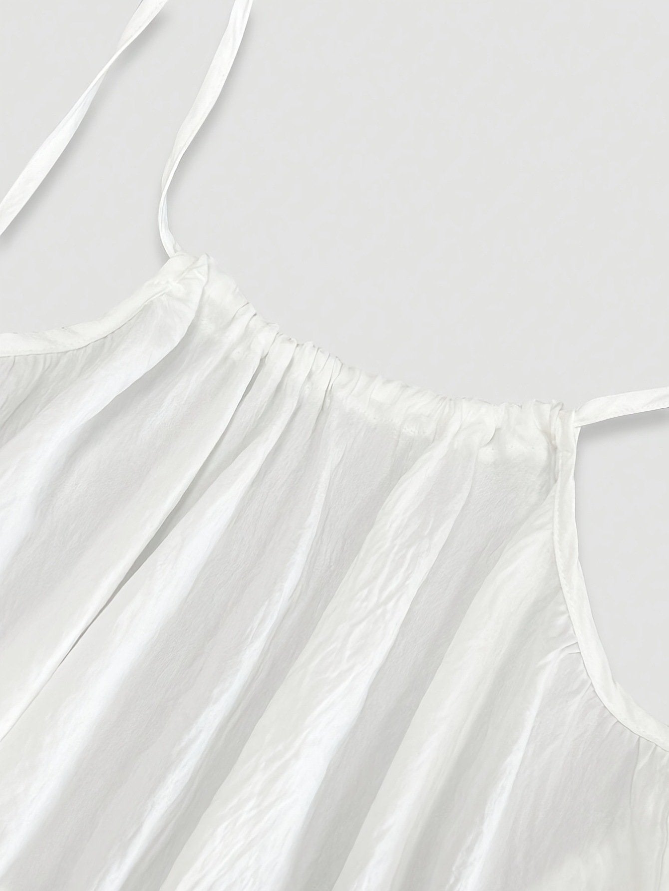 Women's Solid Color Backless Cami Dress