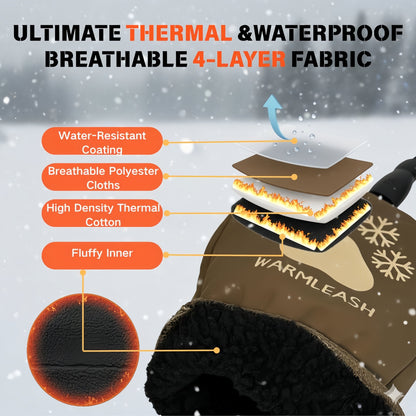 🐾Dog Leash with Thermal Mitten