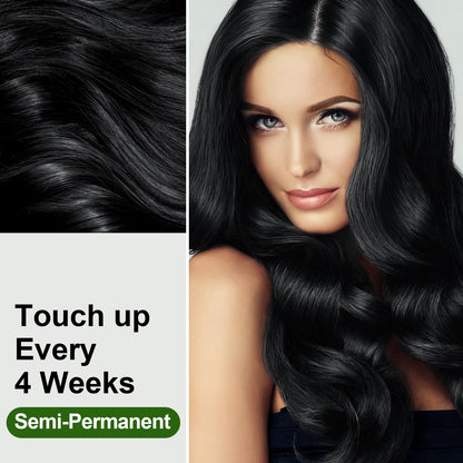 🎨 Transform Your Look Instantly! Limer 6-in-1 Multicolor Hair Dye Shampoo