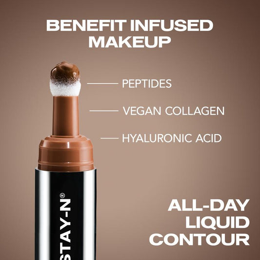 Contour STAY-N - All-Day Liquid Contour - Long-lasting, buildable, ultra-blendable contour