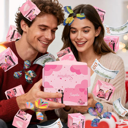 20 Bounces Surprise Gift Box - Contains a flying butterfly toy