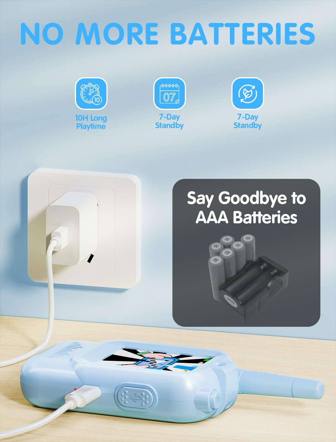 Children's walkie-talkie with video