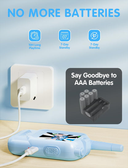 Children's walkie-talkie with video