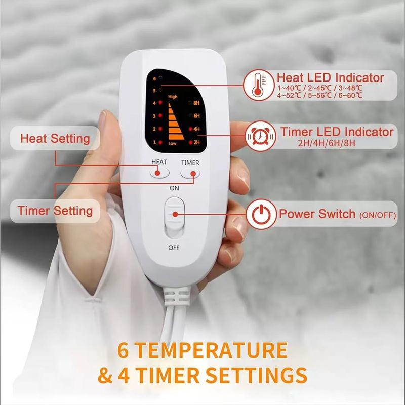 Electric foot warmer, quickly heats up foot pads