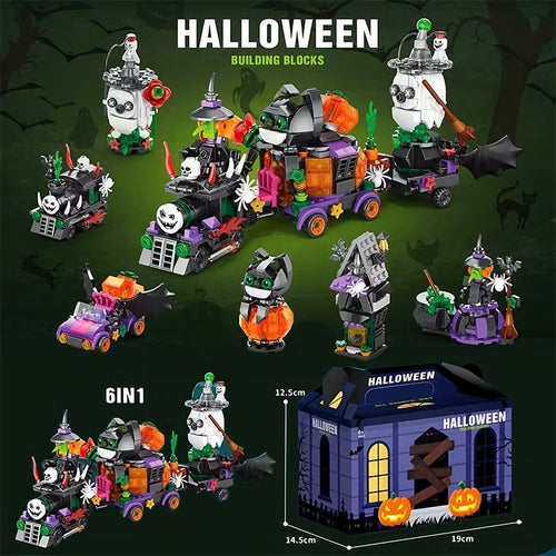 🎃Halloween Advent Calendar - DIY Building Blocks Assembly Kits