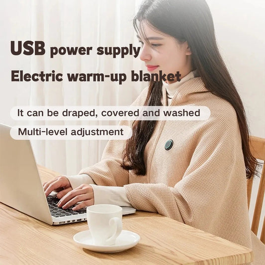 Portable Heated Shawl – Stay Warm Anytime, Anywhere