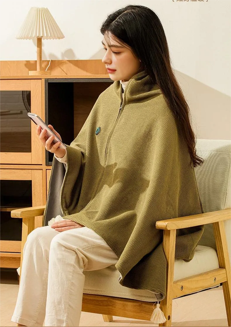 Portable Heated Shawl – Stay Warm Anytime, Anywhere