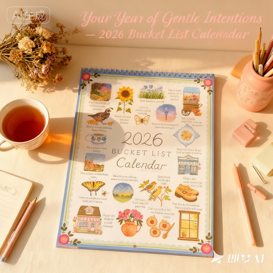 📅2026 Bucket List Calendar